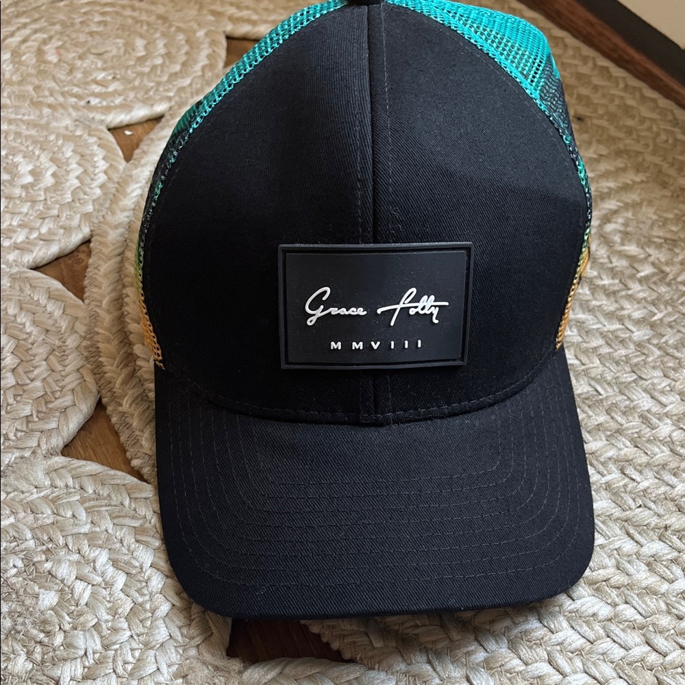 Black and Green Men's Cap
